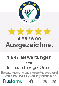 Trustami Vertrauenssiegel Box von solar-pac.de